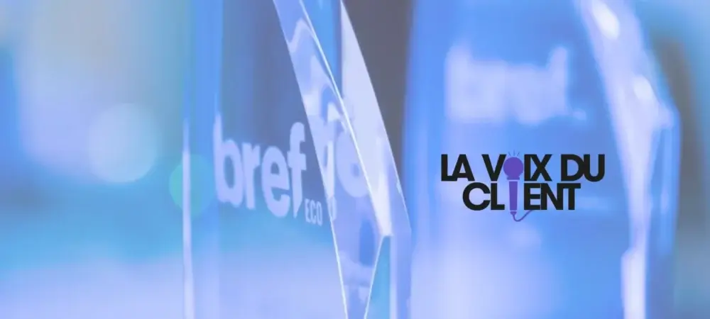 Trophées Bref Éco avec mise en avant du concept "La Voix du Client" d’ATS Studios